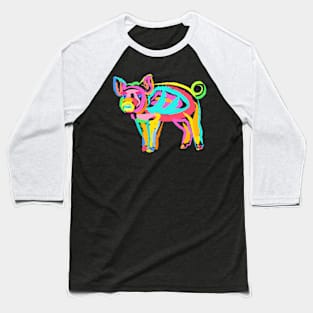 Painted Pig Baseball T-Shirt